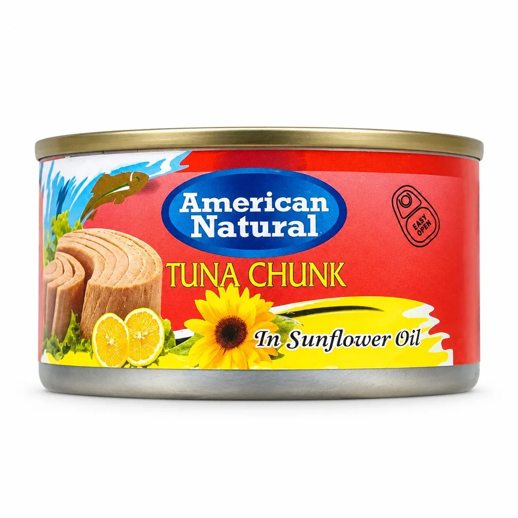 American Natural Tuna Chunk In Sunflower Oil