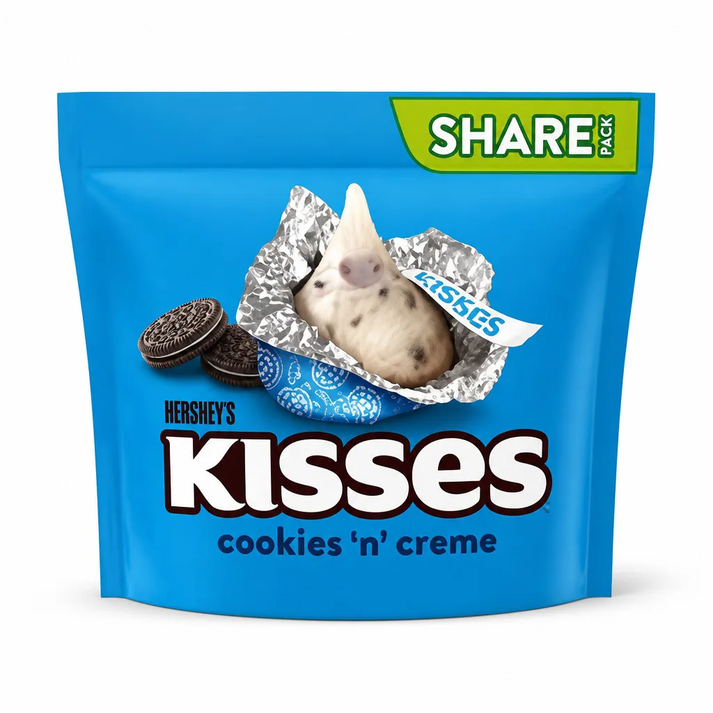 Hershey's Kisses Cookies n Creme 283g