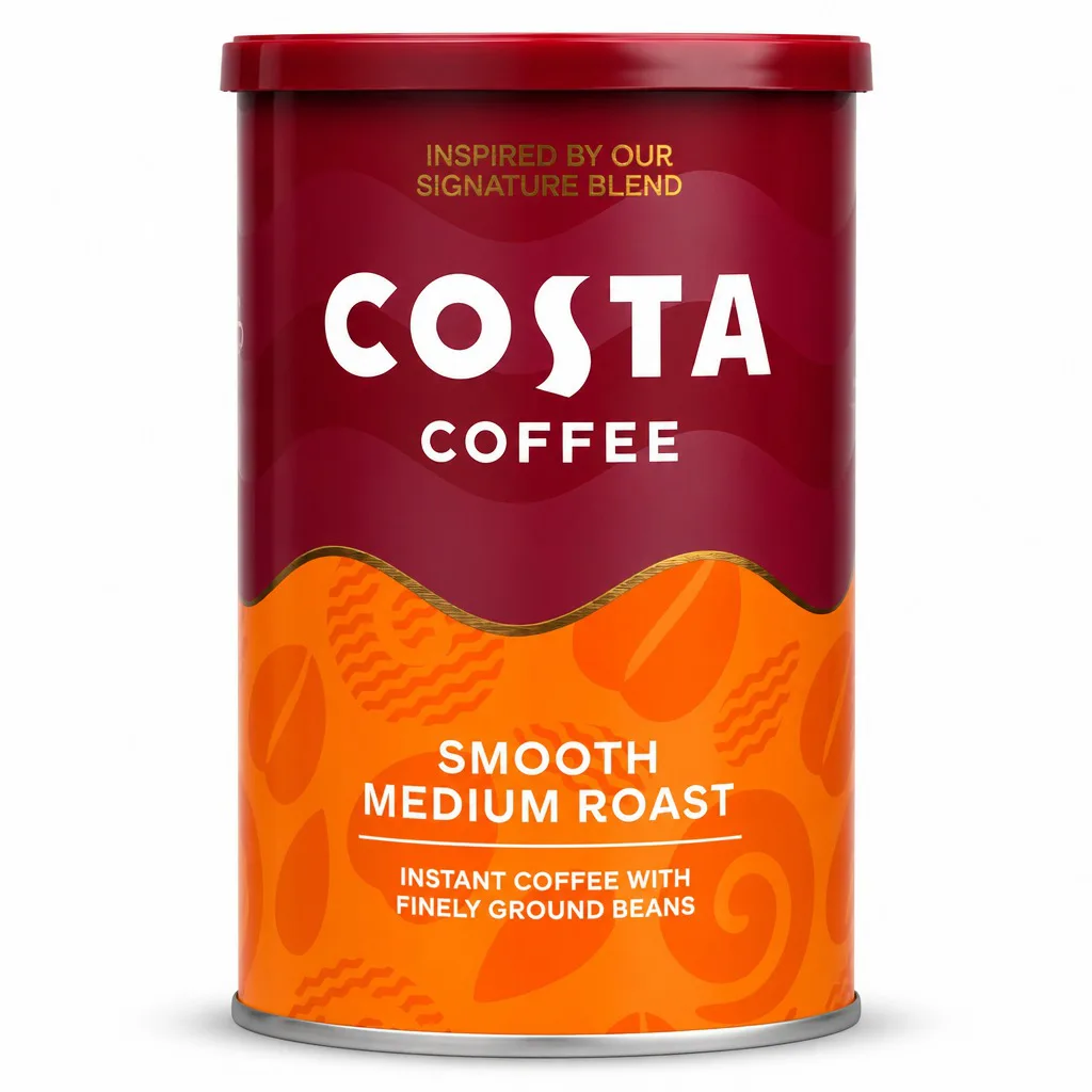Costa Smooth Medium Roast Instant Coffee