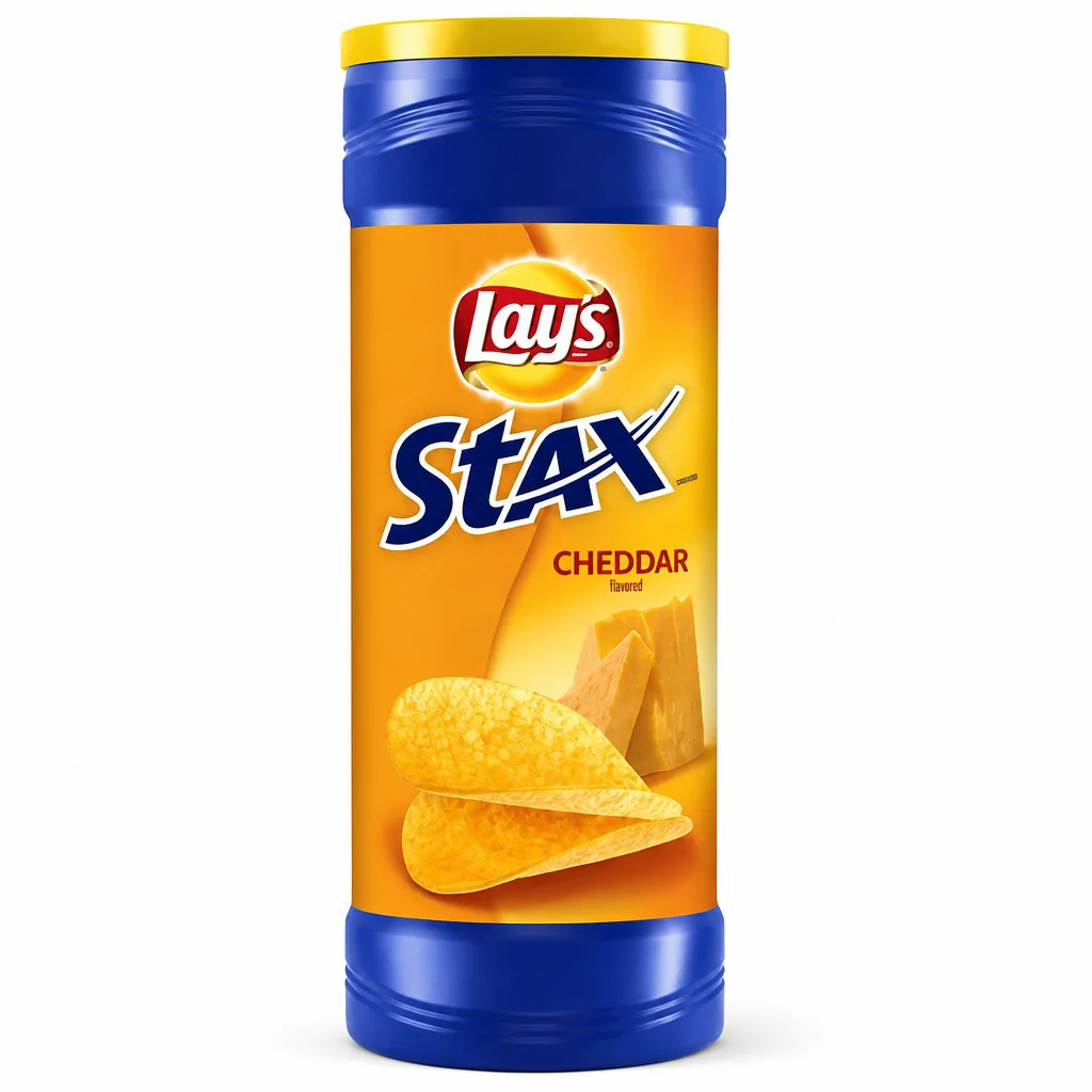 Lays Stax Cheddar Flavored Chips 156g
