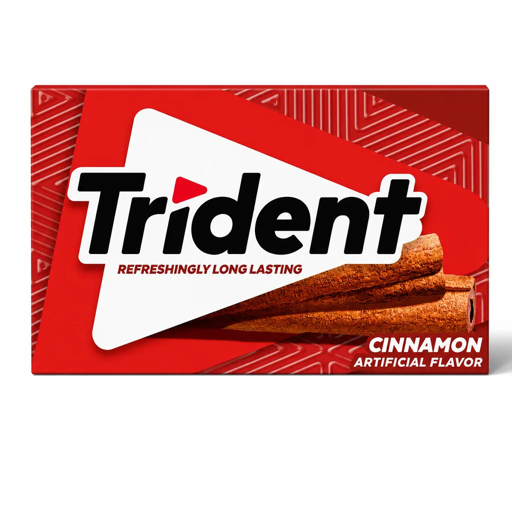 Trident Cinnamon Flavor Sugar Free Gum