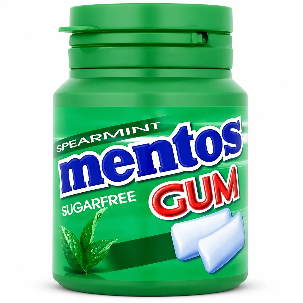 Mentos Spearmint Sugar Free Gum