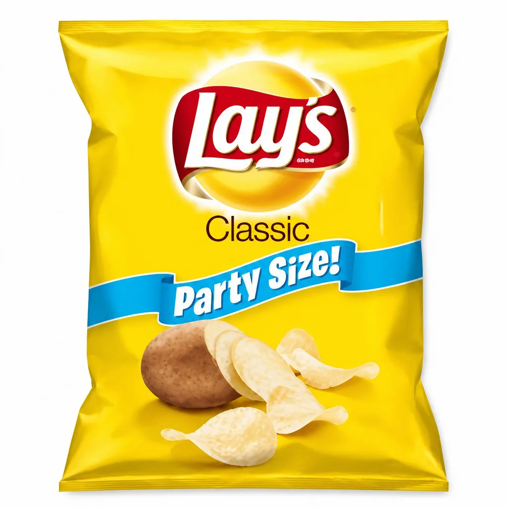 Lays Classic Potato Chips Party Size 446.5g
