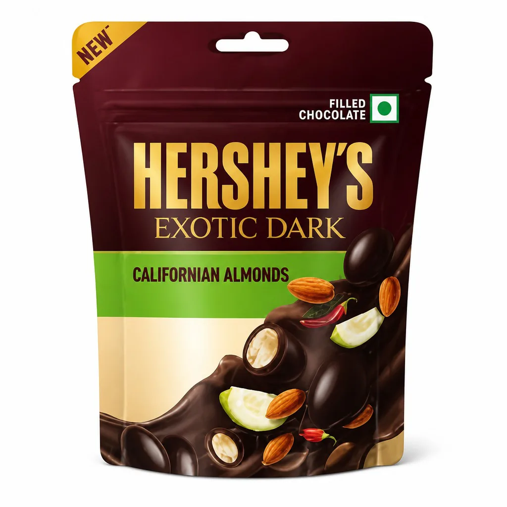 Hershey's Exotic Dark California Almonds Guava & Mexican Chili Flavor