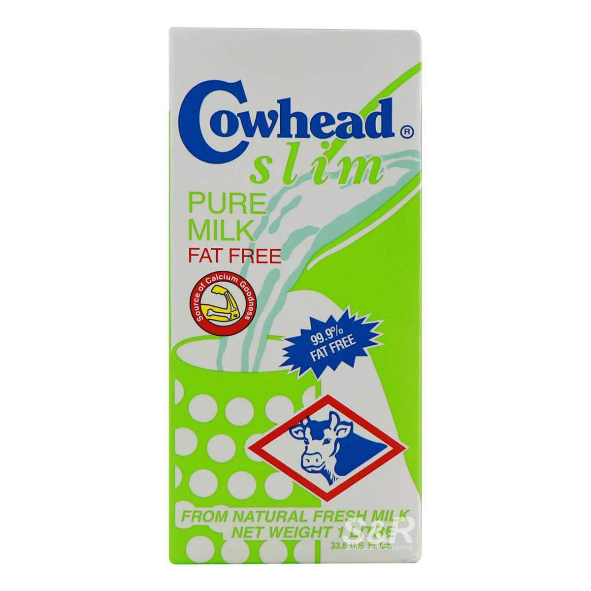 Cowhead Slim Pure Milk Fat Free 1L