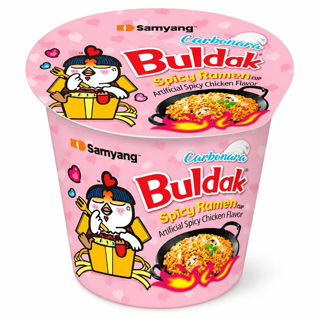 Samyang Carbo Hot Chicken Flavor Ramen Cup Noodles 80g