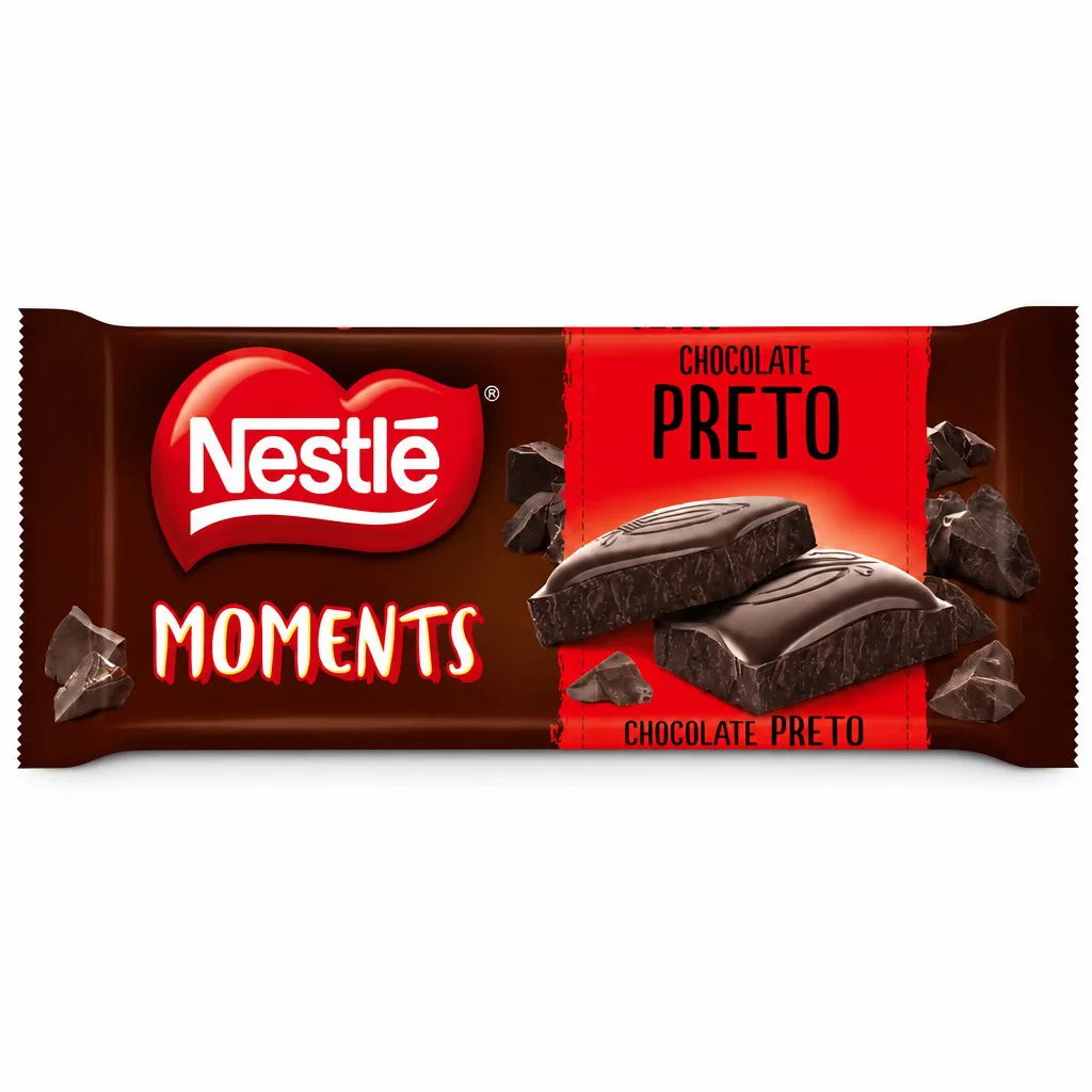 Nestle Moments Chocolate Preto 90g