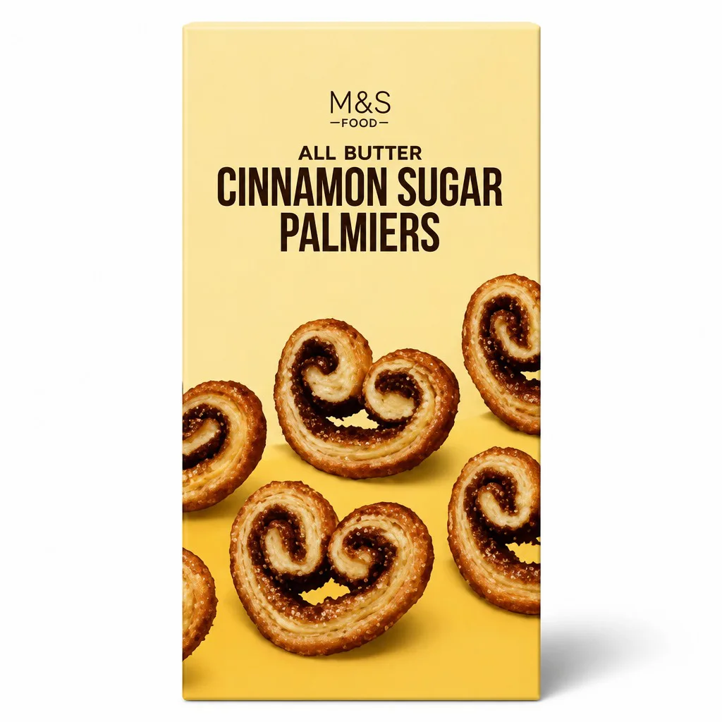 M&S All Butter Cinnamon Sugar Palmiers