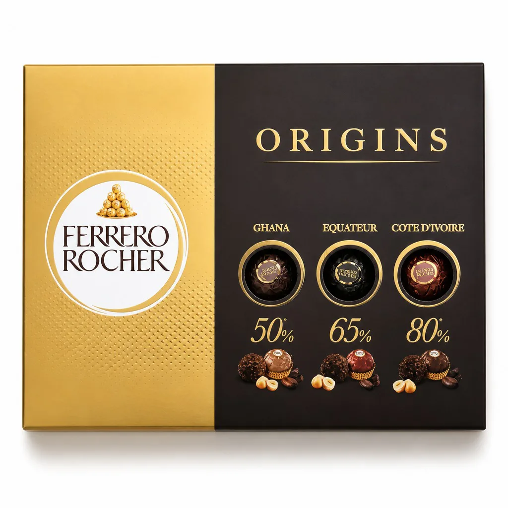 Ferrero Rocher Origins Mixed of Dark Chocolate