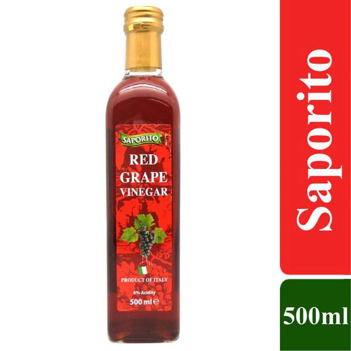 Saporito Red Grape Vinegar 500ml