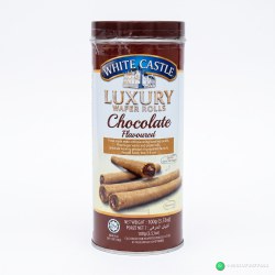 White Castle Luxury Wafer Rolls Chocolate Flavour 100g