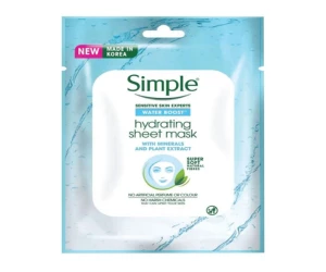 Simple Water Boost Hydrating Sheet Mask 23ml