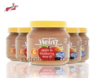 Heinz apple & blueberry muesli 110gm