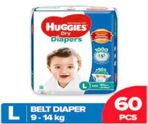 Huggies  Dry Belt L 60pcs pack | Perfitly Malaysia Huggies  Dry Belt L