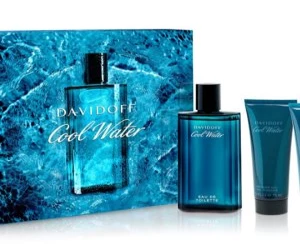 Davidoff Cool Water Man – Men Set 125 ml EDT & 75 ml Aftershave Balm & 75 ml SG