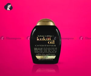 OGX Kukui Oil Sulfate Free Conditioner for Frizzy Hair, 385 ml