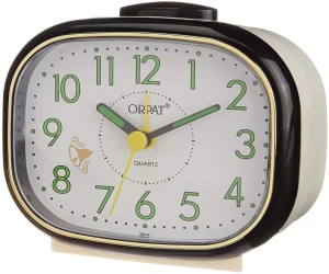 ORPAT TBM-647 Bell Alarm Clock in Black: Wake Up in Style!
