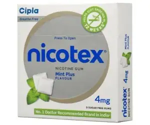 Best Nicotex Anti Nicotine Chewing Gum Mint - 4gm
