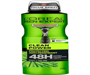 Loreal Men Expert Clean Power 48H Anti-Perspirant Deodorant Spray 250ml