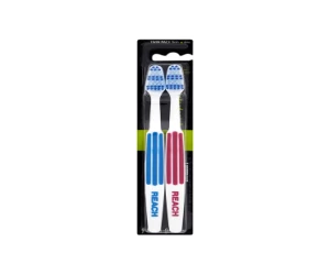 Reach Twin Pack Medium Tooth Brush
