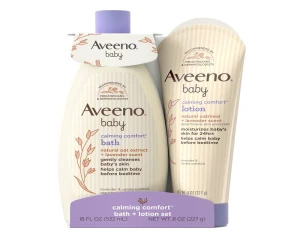 Aveeno Baby Calming Comfort Bath + Lotion Set