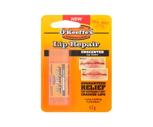 O'Keeffe's Lip Repair Guaranteed Relief- Unscented Lip Balm
