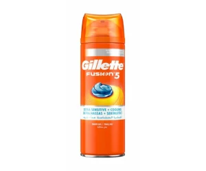 Gillette Fusion 5 Ultra Sensitive + Cooling Shave Gel 200ml