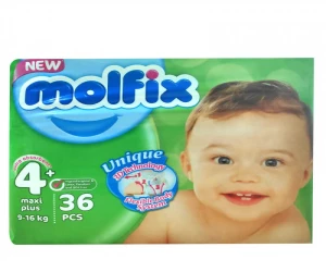 Molfix Baby Diaper Belt Maxi 9-16 kg 36 Pcs (Made in Turkey)