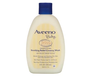 Aveeno Baby Soothing Relief Creamy Wash Fragrance Free 236ml