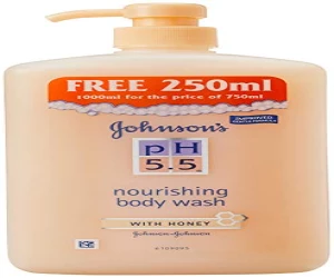 Johnsons Ph 5.5 Nourishing Bodywash With Honey 1000ml: Rejuvenate and Moisturize Your Skin