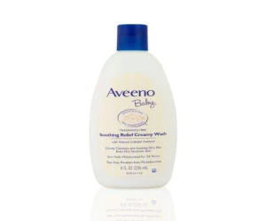 Aveeno Baby Soothing Relief Creamy Wash (236ml) - Fragrance Free | Gentle and Nourishing Baby Bath Solution