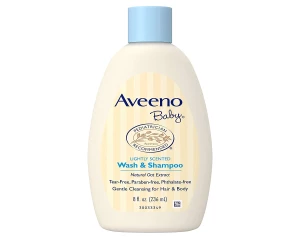 Aveeno Baby Lightly Scented Wash & Shampoo 236ml