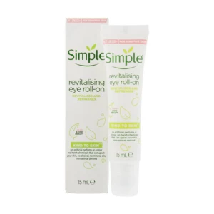 Simple Kind to Eyes Revitalising Eye Roll-on | 15ml Eye Treatment | Gentle and Soothing Formula