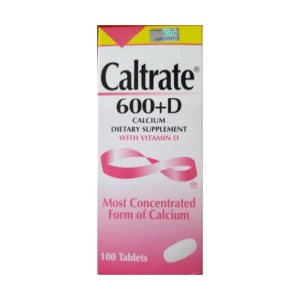 CALTRATE 600+D Calcium 100 Tablets