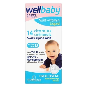 Vitabiotics Wellbaby Natural Orange Flavour Syrup 150ml