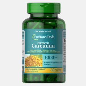 Puritan’s Pride Turmeric Curcumin 1000mg 60 Capsules