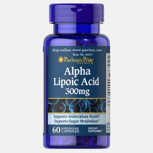 Puritan's Pride Alpha Lipoic Acid | Supports Antioxidant Health | 300mg | 60 Capsules