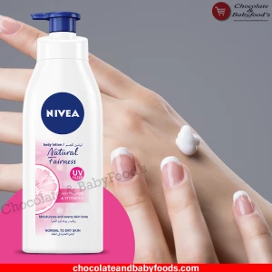 Nivea Natural Fairness Body Lotion 400ml - Ideal for Normal to Dry Skin