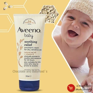 Aveeno Baby Soothing Relief Cream 200ml: Gentle Skincare for Happy Little Ones
