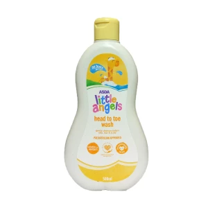 Asda Little Angels Head to Toe Wash 500ml - Gentle and Nurturing Cleansing Solution