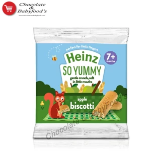 Heinz So Yummy Apple Biscotti 60gm - A Delicious Treat for the Taste Buds