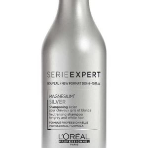 L’Oreal Professionnel Serie Expert Magnesium Silver Shampoo 300ml - Effective Solution for Gray and White Hair