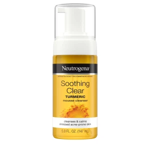 Neutrogena Soothing Clear Turmeric Mousse Cleanser: A Gentle Skincare Solution in 147ml