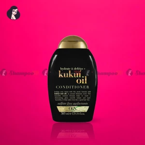 OGX Kukui Oil Sulfate Free Conditioner for Frizzy Hair, 385 ml