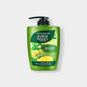 Follow Me Green Tea SCALP FRESH Shampoo 650 mL ।  good shampoo for dry scalp
