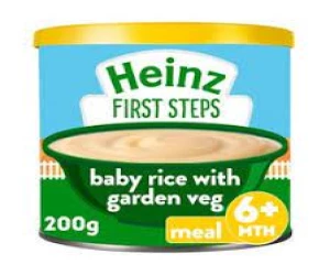 Heinz First Steps Baby Rice with Garden Veg 6+months 200gm