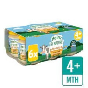 Heinz By Nature Creamed Porridge (4+ Months) - 120gm: Natural and Nutritious Baby Food