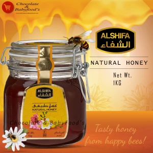 Alshifa Natural Honey 1kg - Pure and Delicious Honey with Health Benefits