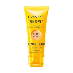 Lakme Sun Expert SPF 30 Pa+ Ultra Matte Lotion 100ml: Best Sun Protection with a Ultra Matte Finish!