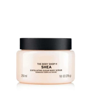 The Body Shop Shea Body Scrub 250ml: Exfoliate and Nourish Your Skin with this Shea-infused Body Scrub from The Body Shop